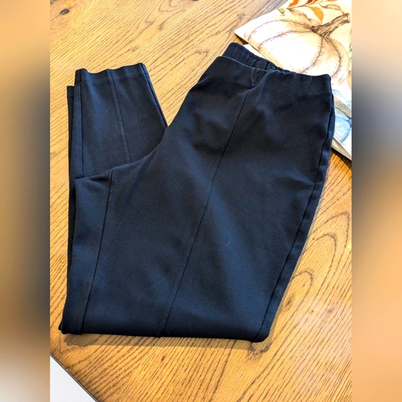 J.Jill Black Smoothing Ponte Leggings Ankle, Women's Sz. LP - Picture 1 of 6